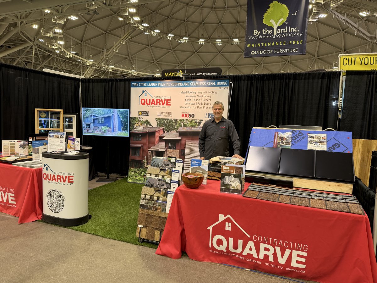 Let’s get this started! Home + Garden Show at the MPS Convention Center thru Sunday. Booth #1240. We’re here to guide your home exterior transformation.