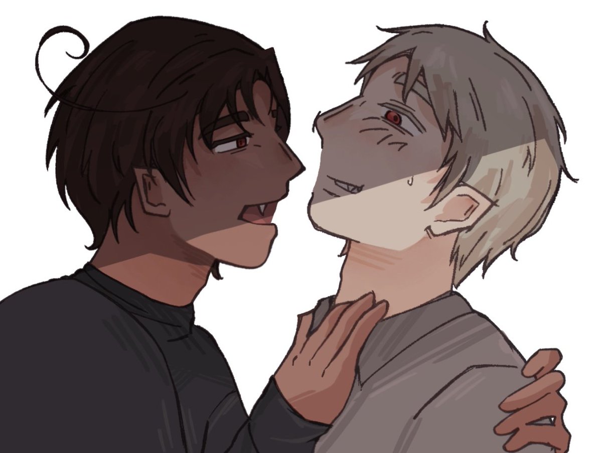 repost i changed it a bit. vampire x vampire #prumano