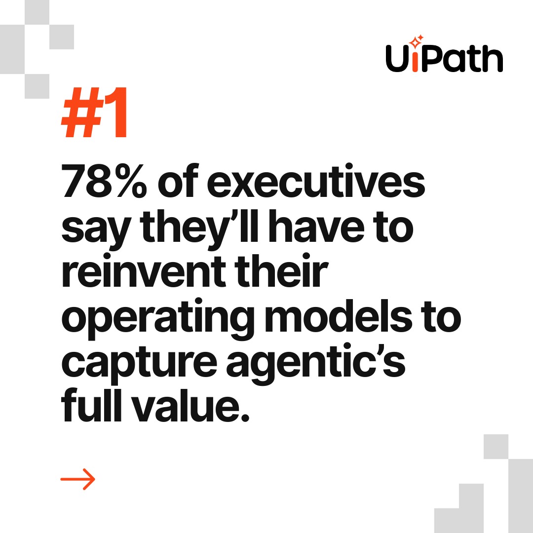 UiPath's tweet photo. If #AgenticAI is on your org's 2026 vision board, this one's for you. 🔮 Check out our AI &amp; Agentic Automation Trends Report: