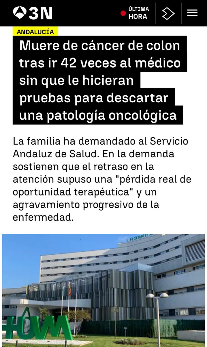 El cáncer de mama era solo la punta del iceberg. Hay 1 millón de andaluces esperando una prueba. Algunas de esas pruebas son biopsias, mamografías, tacs oncologicos o colonoscopias. Es la sanidad criminal de <a href="/JuanMa_Moreno/">Juanma Moreno</a> en la que muere gente sin diagnóstico y sin tratamiento