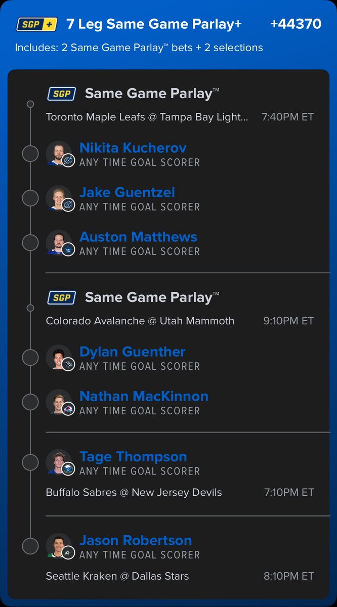 Crazy goal lotto with all the heavy hitters but why not…