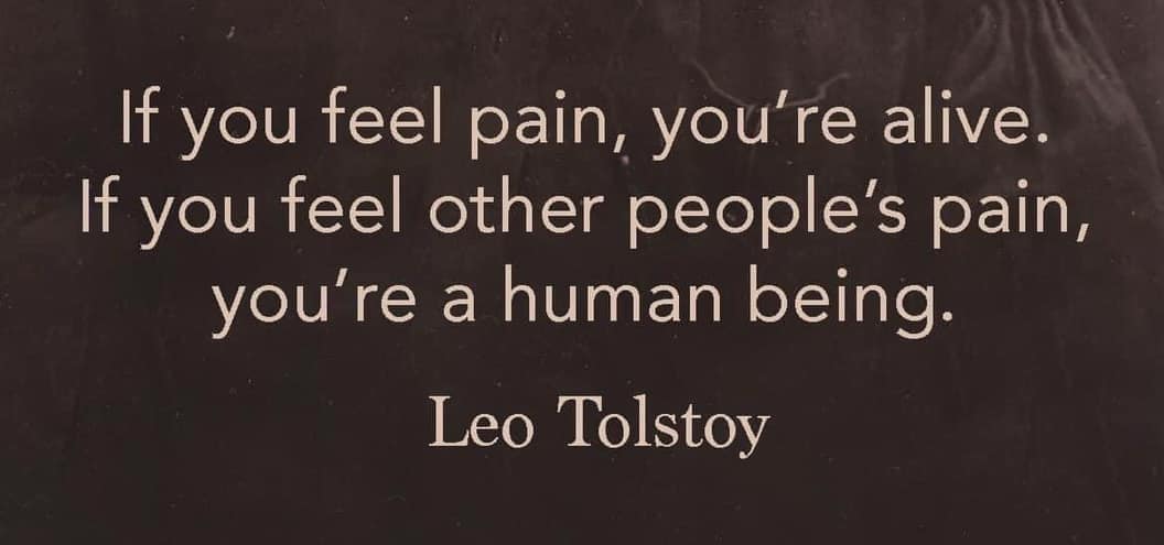 TrainingMindful's tweet image. #beinghuman #Tolstoy