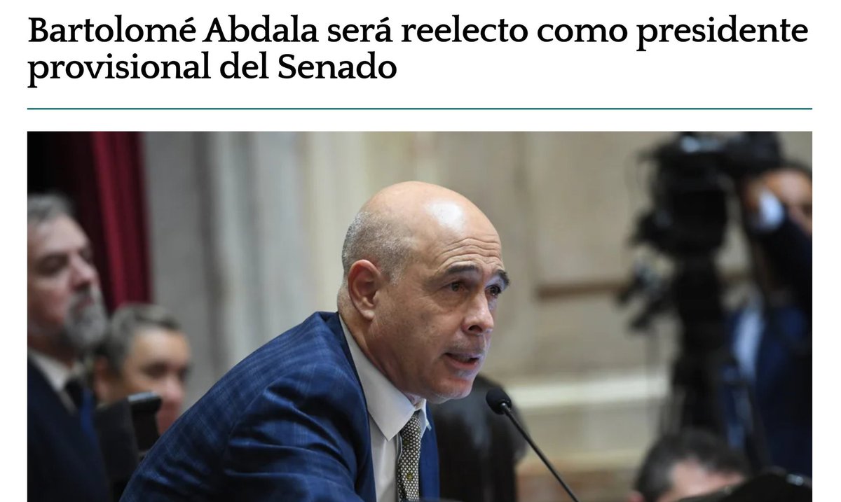 👏 Felicitamos a <a href="/AbdalaBartolome/">BartoloméAbdala</a> por su ratificación como Presidente Provisional del Senado 🇦🇷

Desde la AAC seguiremos trabajando junto a líderes políticos comprometidos con los contribuyentes, para avanzar hacia un sistema tributario de bajos impuestos💪