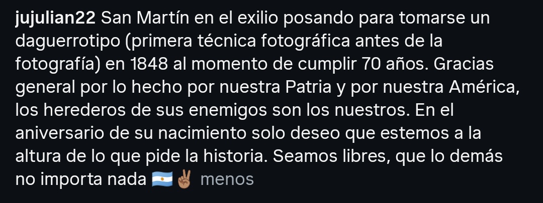 #SanMartínCumple 🇦🇷✌🏽