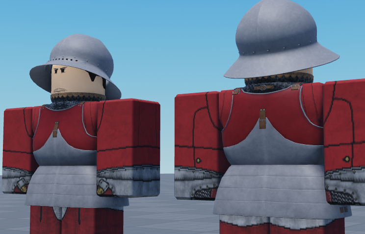 _giblett's tweet photo. Covered Cuirass w/ Plackart for UGC, it's an Italian export for the English continent. Kaboom meow

#Roblox #RobloxUGC https://t.co/xrsq6MsZZ8