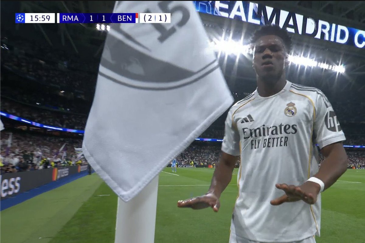 🔥 WHAT A NIGHT! 🔥 Real Madrid show why they’re kings of the comeback! 💥 Tchouameni with the GOAL to make it 2-1 on aggregate! 👑⚽ Who else felt their heart racing? 💛🤍 #HalaMadrid #ChampionsVibes #TchouameniMagic