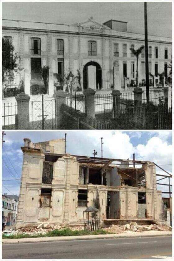 Fábrica de chocolate La Estrella, en La Habana.
Foto 1: En manos de "capitalistas explotadores" que solo pensaban en vender chocolate para enriquecerse.
Foto 2: En manos del pueblo trabajador, en una sociedad socialista donde toda la producción de chocolate es para el pueblo.
