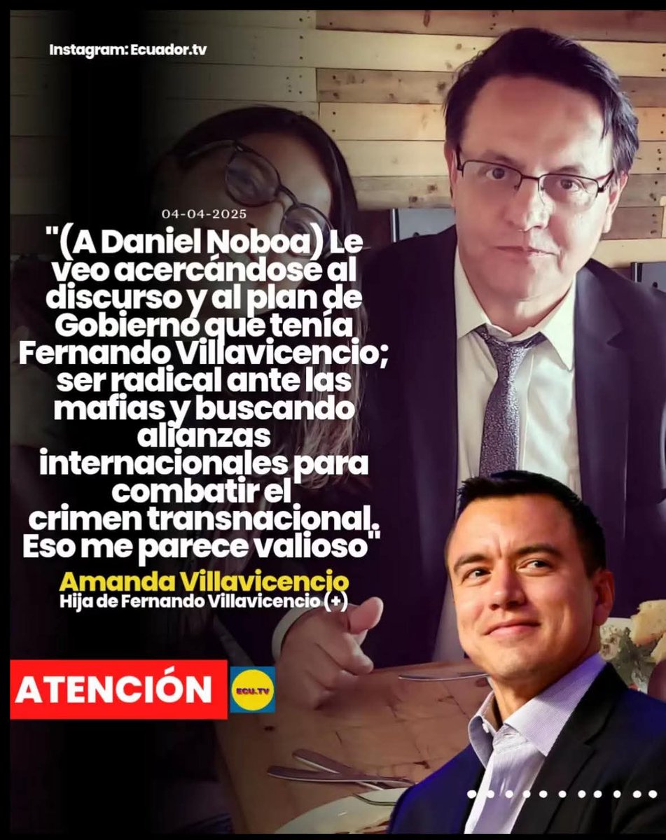 Lo siento pero les creo más a las hijas de Fernando Villavicencio que a un narcotraficante, asesino y jefe de una organización criminal.