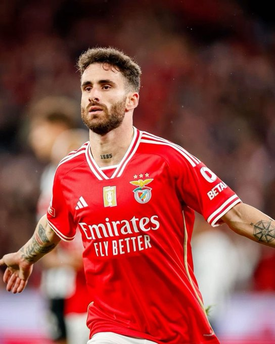 رافا سيلفا يفتتح التسجيل. رافا سيلفا يسجل الهدف الأول لبنفيكا ضد ريال مدريد! النتيجة: بنفيكا 1-0 ريال مدريد | المجموع: 1-1 #ريال_مدريد_بنفيكا 