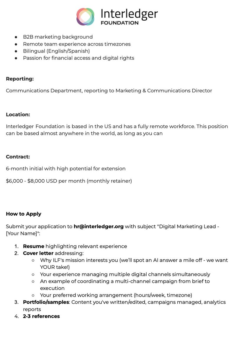 Interledger Foundation tweet media
