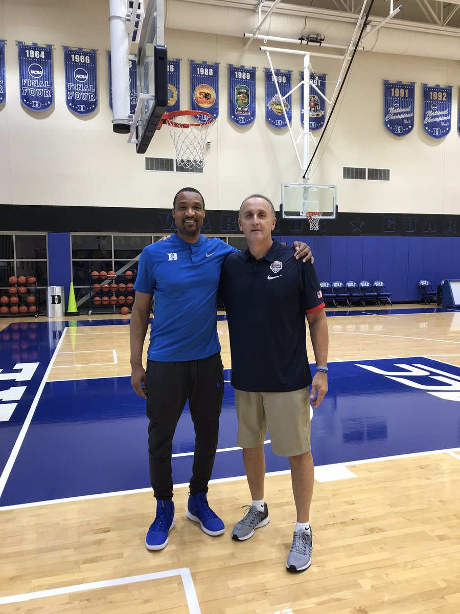 coachs717's tweet photo. Big Weekend ahead at Duke‼️ I will be at practice Friday & behind the bench Saturday for a BIG game with UVA‼️
Love my relationship with this Program & Staff‼️ Spans over 30 years‼️
#DukeForLife 🇺🇸🏀 @DukeMBB https://t.co/u5A2nD1gXW