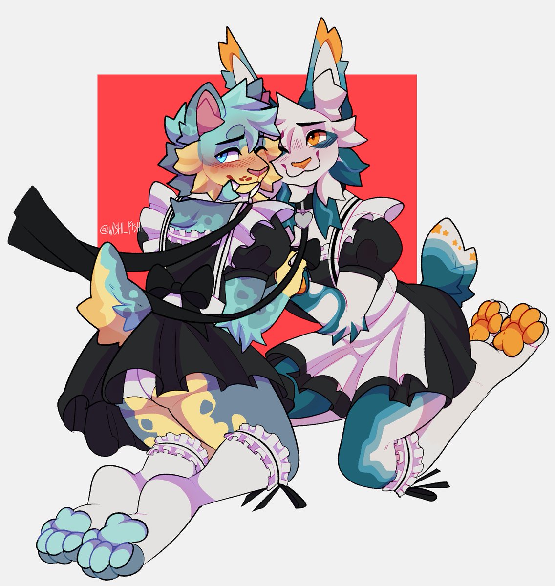 Did anyone order 2 kitty maids >:3

🐱: <a href="/FluffyCoppy/">Coppy</a> 
🖼️: <a href="/Wishi_Fishi/">fishi 🐟</a>