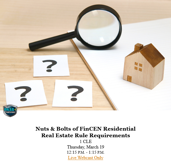 ICLEF's tweet photo. Effective Mar. 1, 2026, the US Financial Crimes Enforcement Network (FinCEN) new law goes into effect that requires certain residential real estate transactions be reported to the federal government. Learn more of what to expect here:  https://t.co/SCvsZM8Ytl https://t.co/cXVZ3WW7Rt