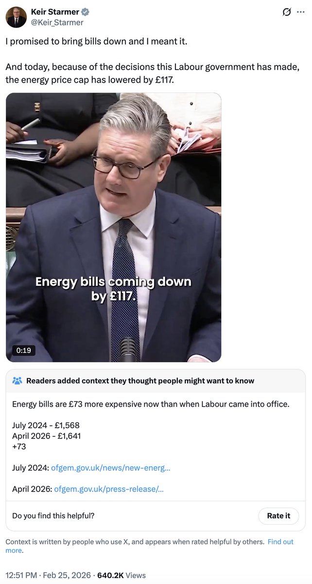 andrewdoyle_com's tweet photo. If you want to understand why Keir Starmer is so determined to crack down on 𝕏, look no further than the community notes… https://t.co/pJyXozeF6a