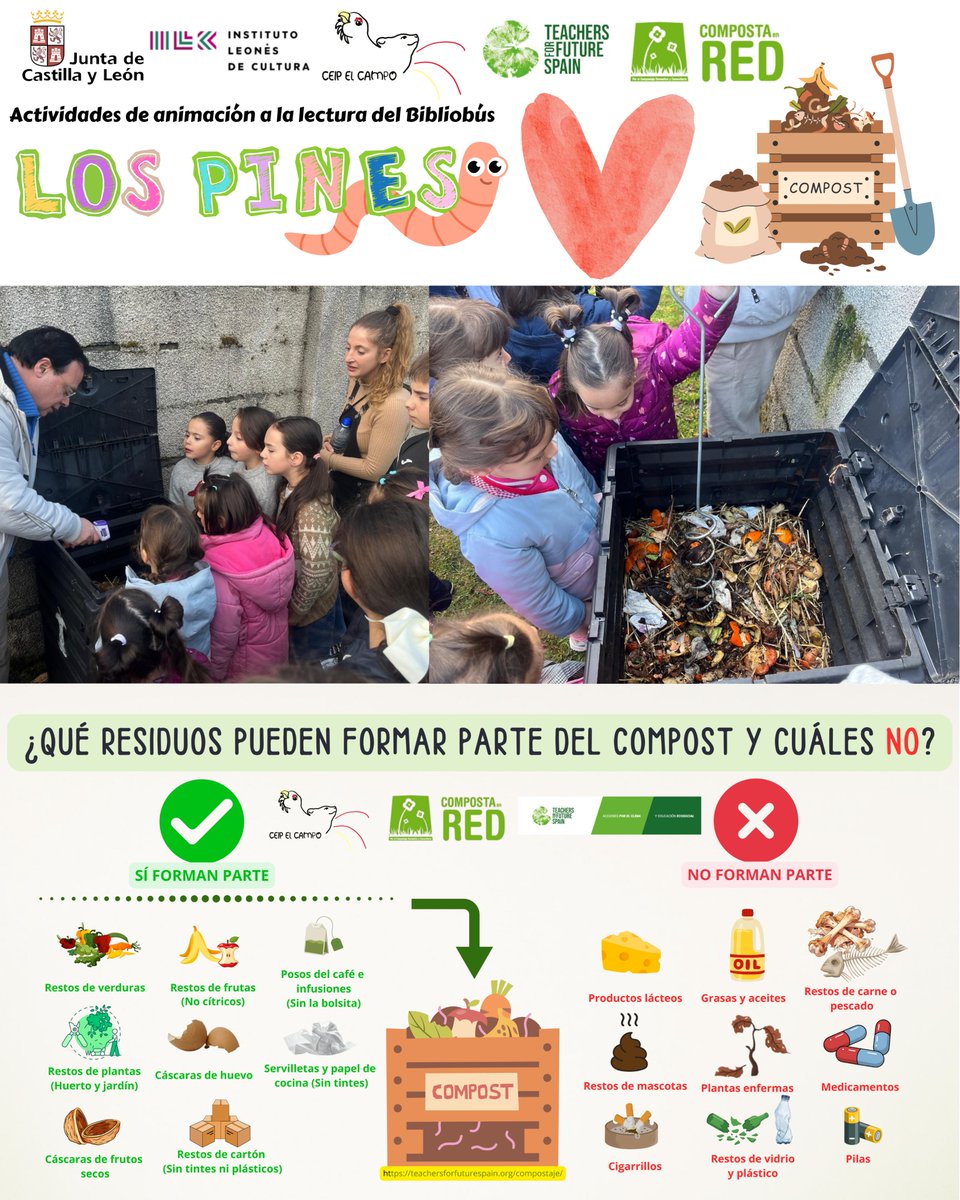 ceipelcampo's tweet photo. 𝙿𝚞𝚎𝚜 𝚌𝚘𝚖𝚘 𝚊𝚑𝚘𝚛𝚊 𝚙𝚎𝚛𝚝𝚎𝚗𝚎𝚌𝚎𝚖𝚘𝚜 𝚊 𝚕𝚊 𝐑𝐞𝐝 𝐝𝐞 𝐄𝐬𝐜𝐮𝐞𝐥𝐚𝐬 𝐪𝐮𝐞 𝐂𝐨𝐦𝐩𝐨𝐬𝐭𝐚𝐧 🌿♻️, 𝚑𝚎𝚖𝚘𝚜 𝚜𝚘𝚕𝚒𝚌𝚒𝚝𝚊𝚍𝚘 𝚞𝚗 𝚝𝚊𝚕𝚕𝚎𝚛 𝚍𝚎𝚕 𝙱𝚒𝚋𝚕𝚒𝚘𝚋𝚞́𝚜 𝚜𝚘𝚋𝚛𝚎 𝚑𝚞𝚎𝚛𝚝𝚘𝚜 𝚎𝚜𝚌𝚘𝚕𝚊𝚛𝚎𝚜 😍𝐆𝐑𝐀𝐂𝐈𝐀𝐒 @ilc_dipuleon https://t.co/6GSH1dXTaS