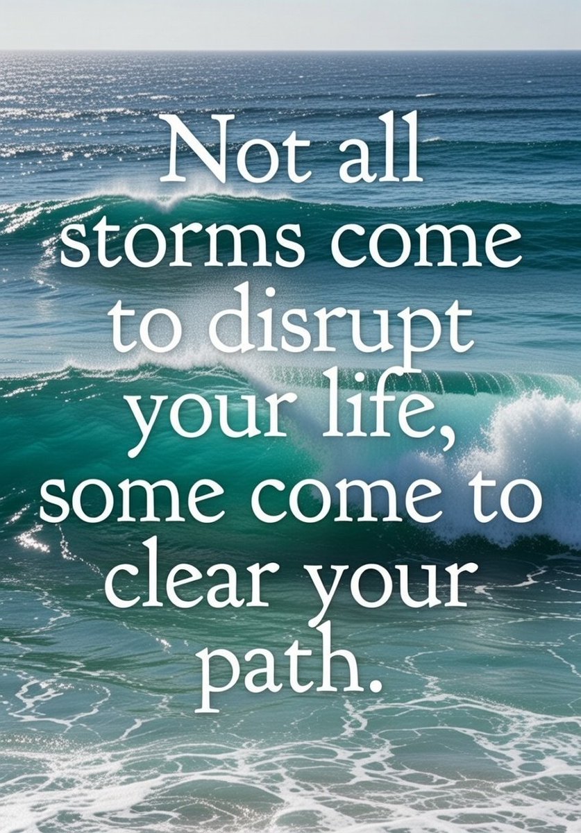 Storms can be positive! 🫶