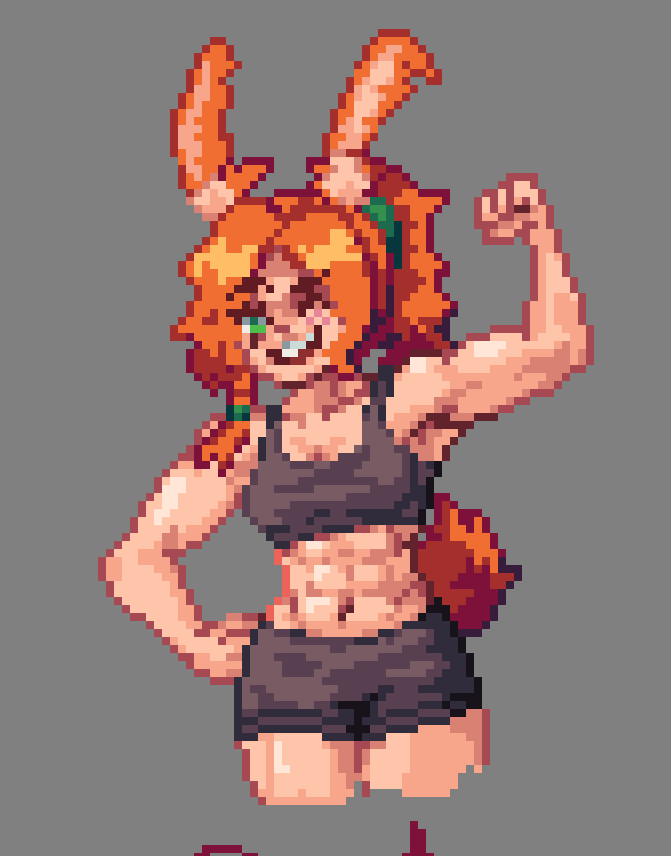 Stuck in a little creative rut, but i'll manage.

Have a muscle bnuy in the meantime