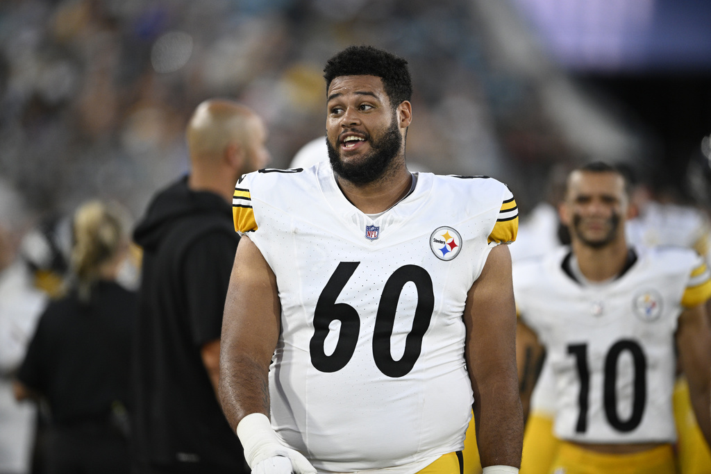 PFHOFAmbassador's tweet image. DYLAN COOK, @steelers OT
The undrafted Cook, playing in the first 5 games of his career in 2025, recorded a PFF Pass Blocking Grade of 80.7 - ranking 8th out of 89 Tackles (Per @PFF) #HereWeGo #steelersnation #Steelers #Pittsburgh #NFL #NFLDraft #nflx #NFLCombine #nflplayoffs