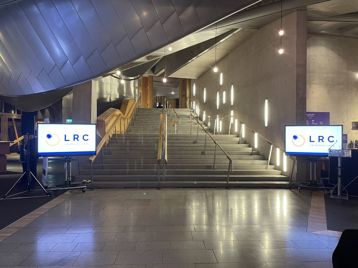 LymeResourceCtr's tweet image. A huge thank you to Evelyn Tweed for hosting us at @ScotParl for our “Spotlight on Lyme disease: Awareness into Action” event. 

It was a fantastic evening with our guest speakers Darrell Currie, Alexander MacGrigor &amp;amp; Benedict Auld sharing their own experiences of Lyme disease.