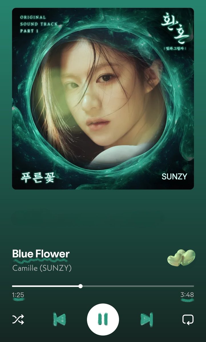 ❛ ⠀ ⠀   𝐌. ⠀ ⠀  📀 ⠀  𝐔𝐒𝐈𝐂 ⠀ ⠀   ゞ ⠀ ⠀   𝕔͟𝕙͟𝕠͟𝕚͟𝕔͟𝕖 ⠀ ⠀   ⋆ ⠀⠀#𝕤unnყ·𝐶αm𝕚𝑙lǝ𖤓𓈒࣪ꪆ𝙾𝚂𝚃 

[ #SEIRIN ] me quedé bien atrapada con #𝑏𝕝uǝː𖧷ུ𝒻𝕝𔘓wᥱr, no me toquen soy sensible,, i love this ost 🥺💚