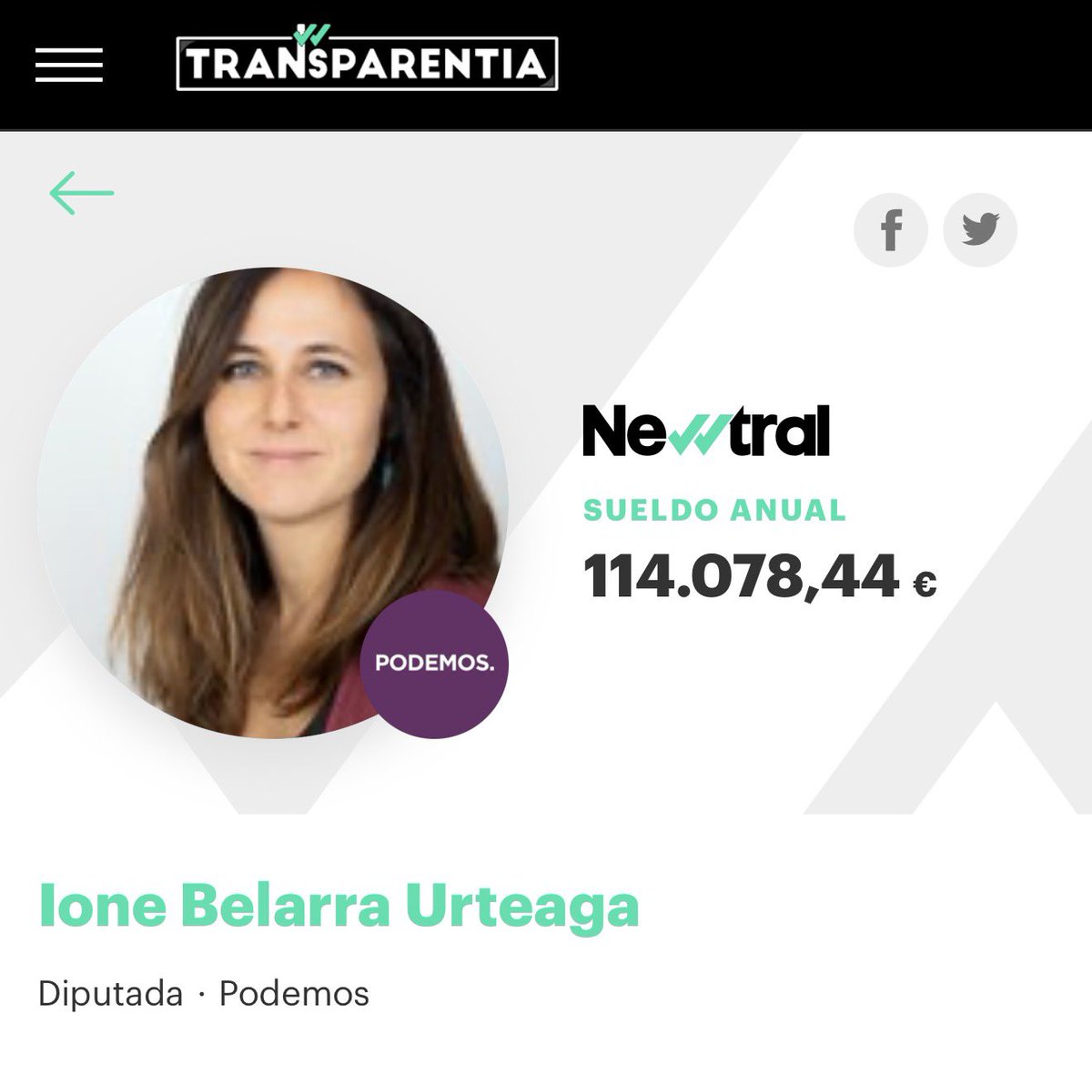 El problema no es que Ana Patricia Botín gane más de 260 veces lo que gana Ana la analista de datos, trabajan en una empresa privada, allá ellas.
El problema es que tú que eres una mema que no aportas nada a esta sociedad cobres más del doble que Ana la analista de datos…