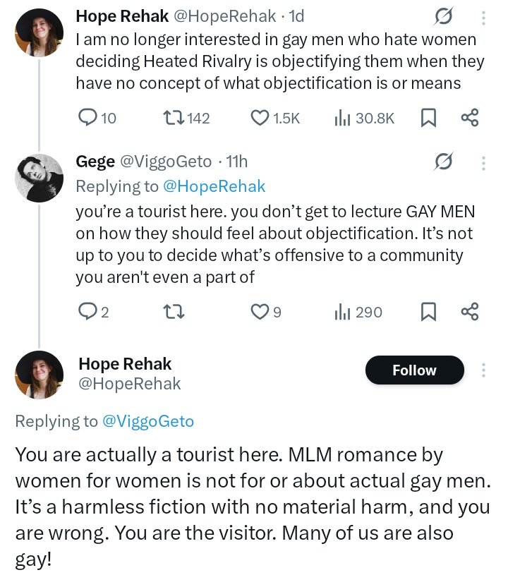 The concept that gay men can't talk about our stories without being called misogynistic is straight privilege

No other minority would be treated this way by progressives