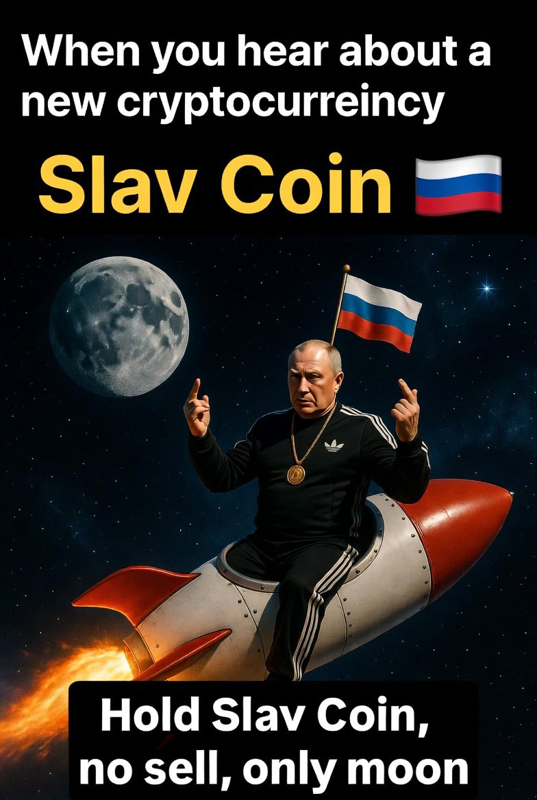 TheSlavCoin's tweet photo. Slav coin ๐ค Moon
#slav #slavcoin https://t.co/qv6s1H5LqQ