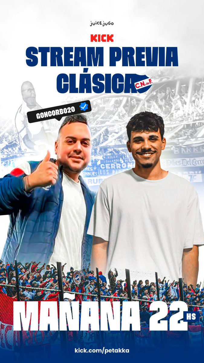 MAÑANA PREVIO AL CLÁSICO 
Kick.com/petakka