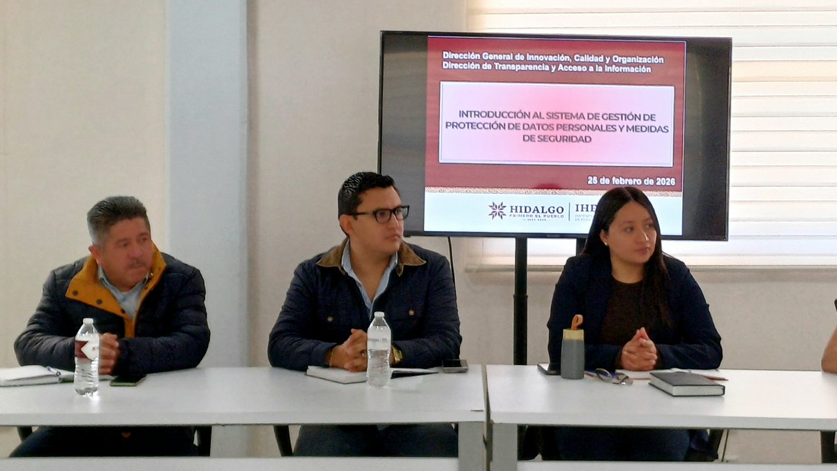 MayeRosanoReyes's tweet photo. A través de la capacitación “Introducción al Sistema de Gestión de Protección de Datos Personales y Medidas de Seguridad”, seguimos fortaleciendo las acciones para el adecuado tratamiento y resguardo de los #DatosPersonales.📄🔐
#CompromisoInstitucional #IHE https://t.co/FvHNGNqqDF