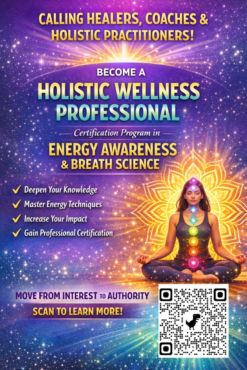 🌿 Calling Healers, Coaches &amp; Holistic Practitioners 🌿

Ready to deepen your foundation and work with greater clarity?

Become a Holistic Wellness Professional - a structured Certification Program in Energy Awareness &amp; Breath Science.

✨ Explore here
classplusapp.com/w/tejaswini/co…