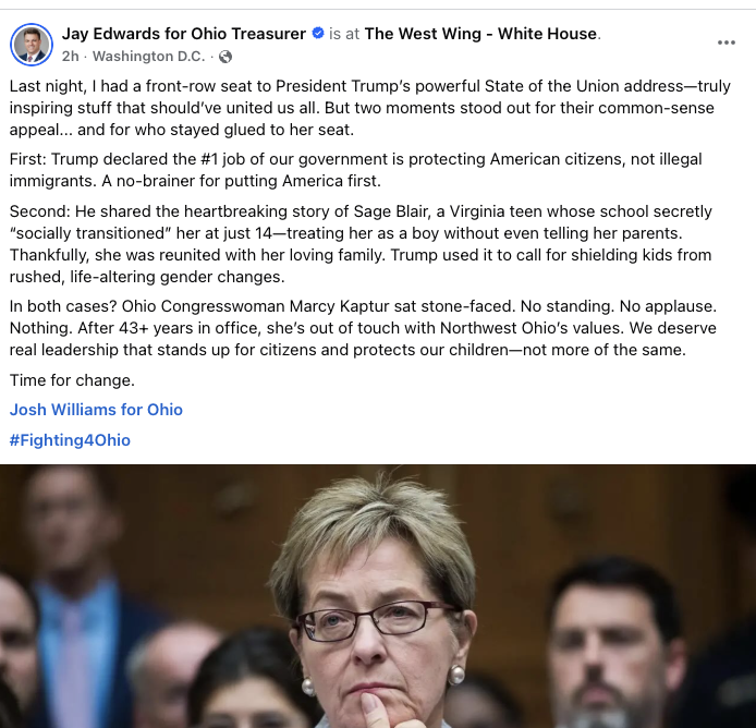 Rep. Josh Williams tweet media