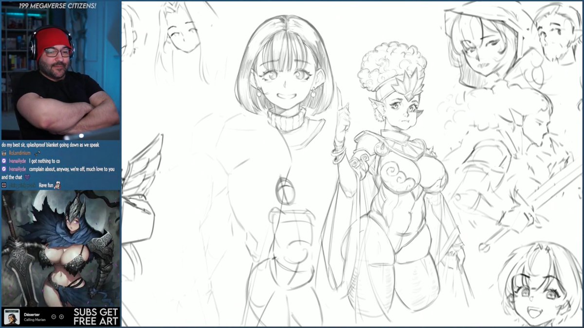 Hey Guys I'm back on tonight for a short multi-streaming test run! Don't expect much but some brief doodles and games!