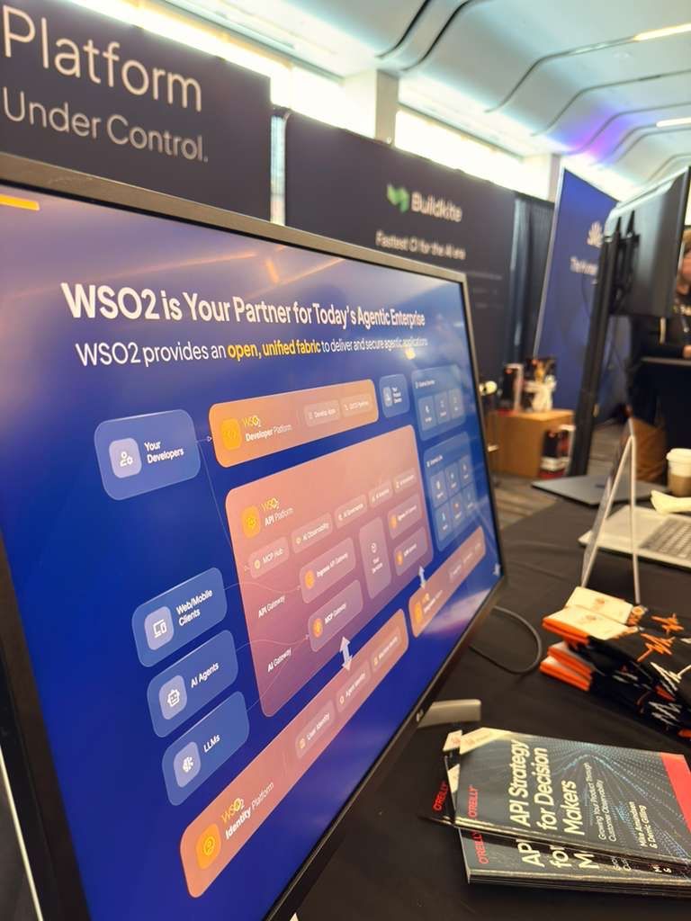 wso2apiplatform's tweet photo. Some highlights from @DeveloperWeek with the @wso2 team! We had a blast🚀 
#developerweek #DevWeek #WSO2 https://t.co/OmNnUnCszq