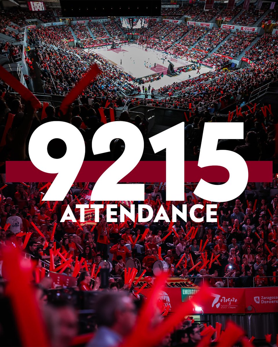 9️⃣2️⃣1️⃣5️⃣ hearts beating as one ❤️

#EuroLeagueWomen x <a href="/casademontBZ/">Casademont Zaragoza</a>