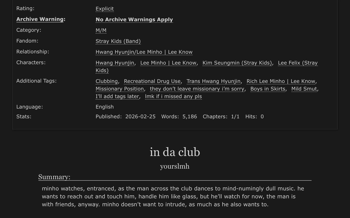 minhosins's tweet photo. ⋮ in da club
hyunho / 5.2k / explicit

https://t.co/saXSj4wVPk https://t.co/C17JviFs7M