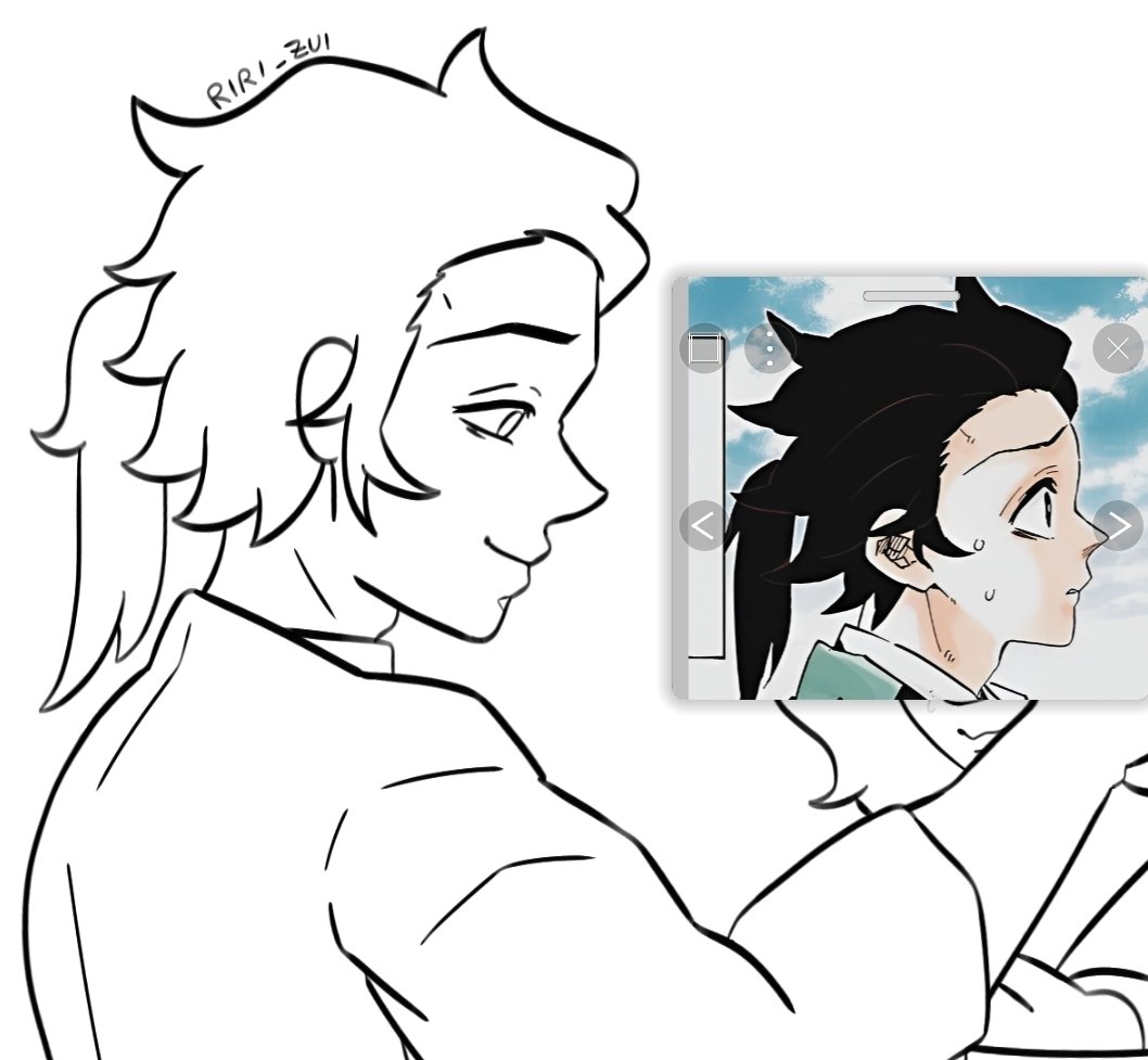 riri_zui's tweet photo. I got better at side profiles #sumiyoshi #demonslayer https://t.co/V70Q6Qtg9n