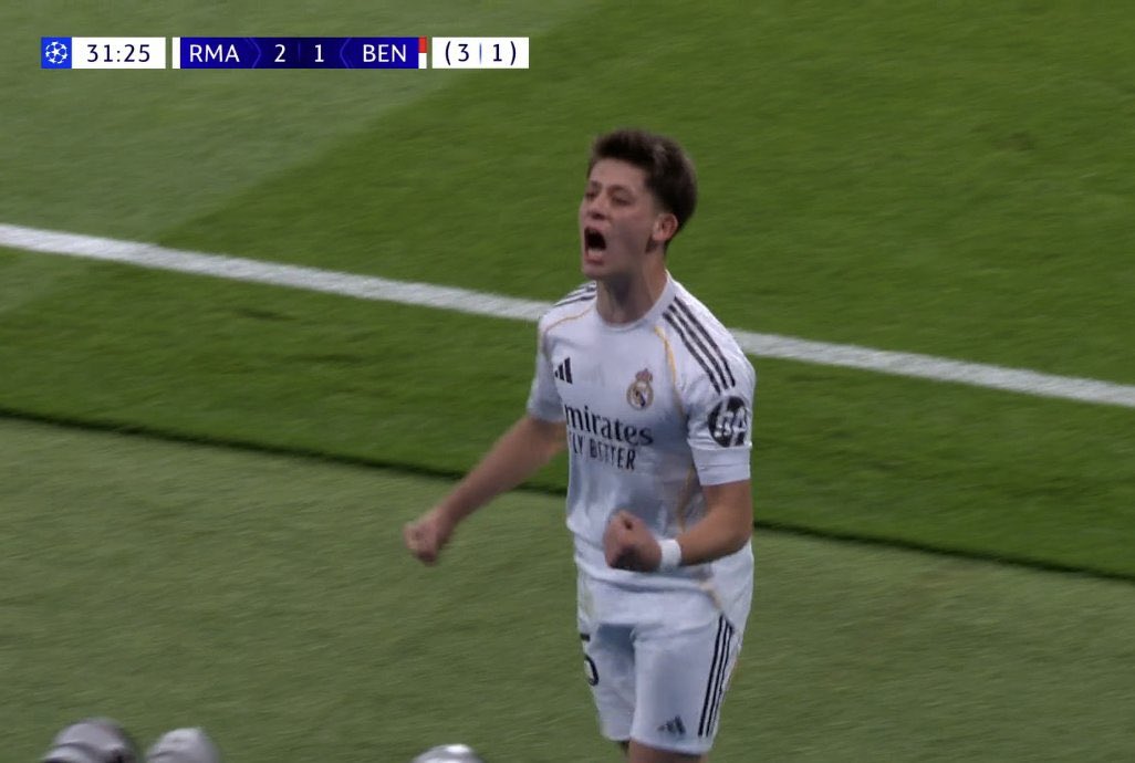 🌟 ARDA GULER MAGIC! 🌟 The Turkish superstar strikes and Real Madrid take the lead 2-1! ⚽🔥 Dreams, drama, and pure MADRID MADNESS! 👑💛🤍 Who’s loving this moment?!

 #HalaMadrid #ArdaGuler #NextGenStar #FootballFever