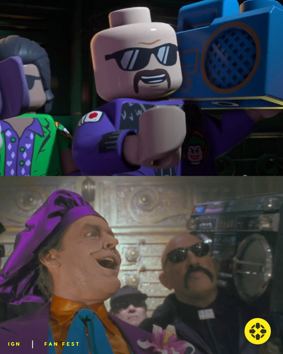 IGN's tweet photo. LEGO Batman: Legacy of the Dark Knight will be showcasing moments from across the Caped Crusader's career, and the homages to movies like Tim Burton's Batman look spot-on! Check out the exclusive cinematic: https://t.co/sP4TK1VAyH https://t.co/so2DO7wOjJ