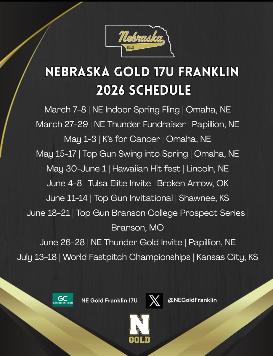 Nebraska Gold 17U- Franklin tweet media
