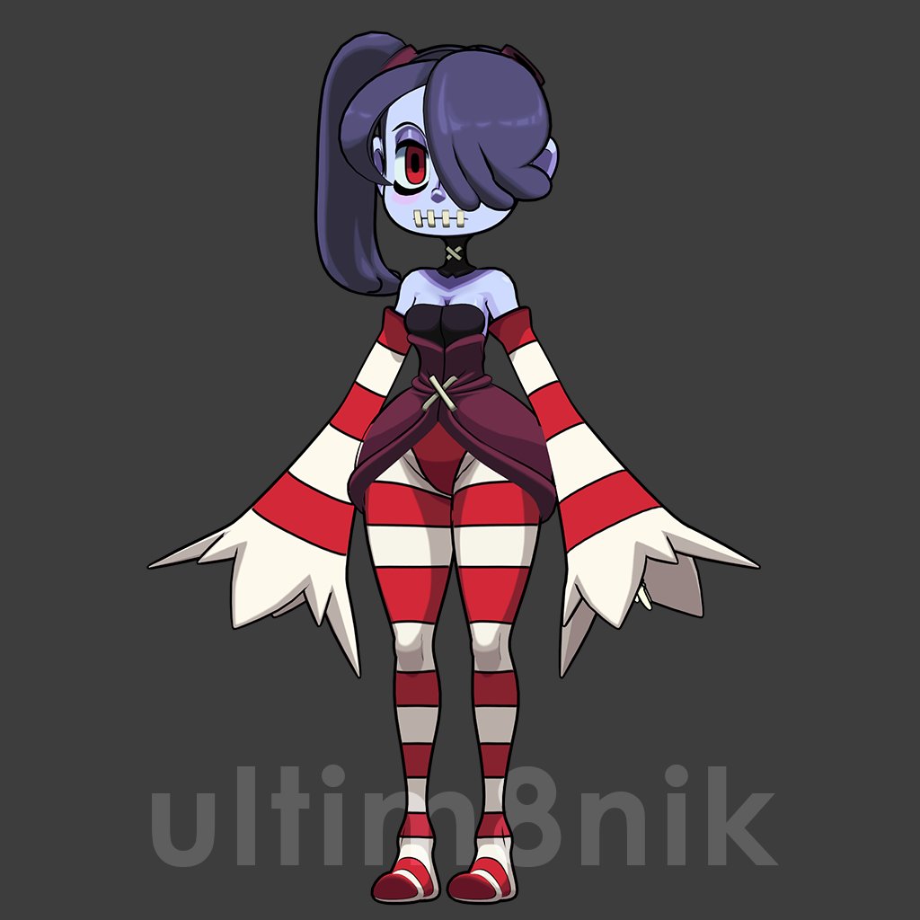 ultim8nik's tweet photo. Squigly model upgrade WIP #2

#Skullgirls #b3d https://t.co/lZuNhGVZ45