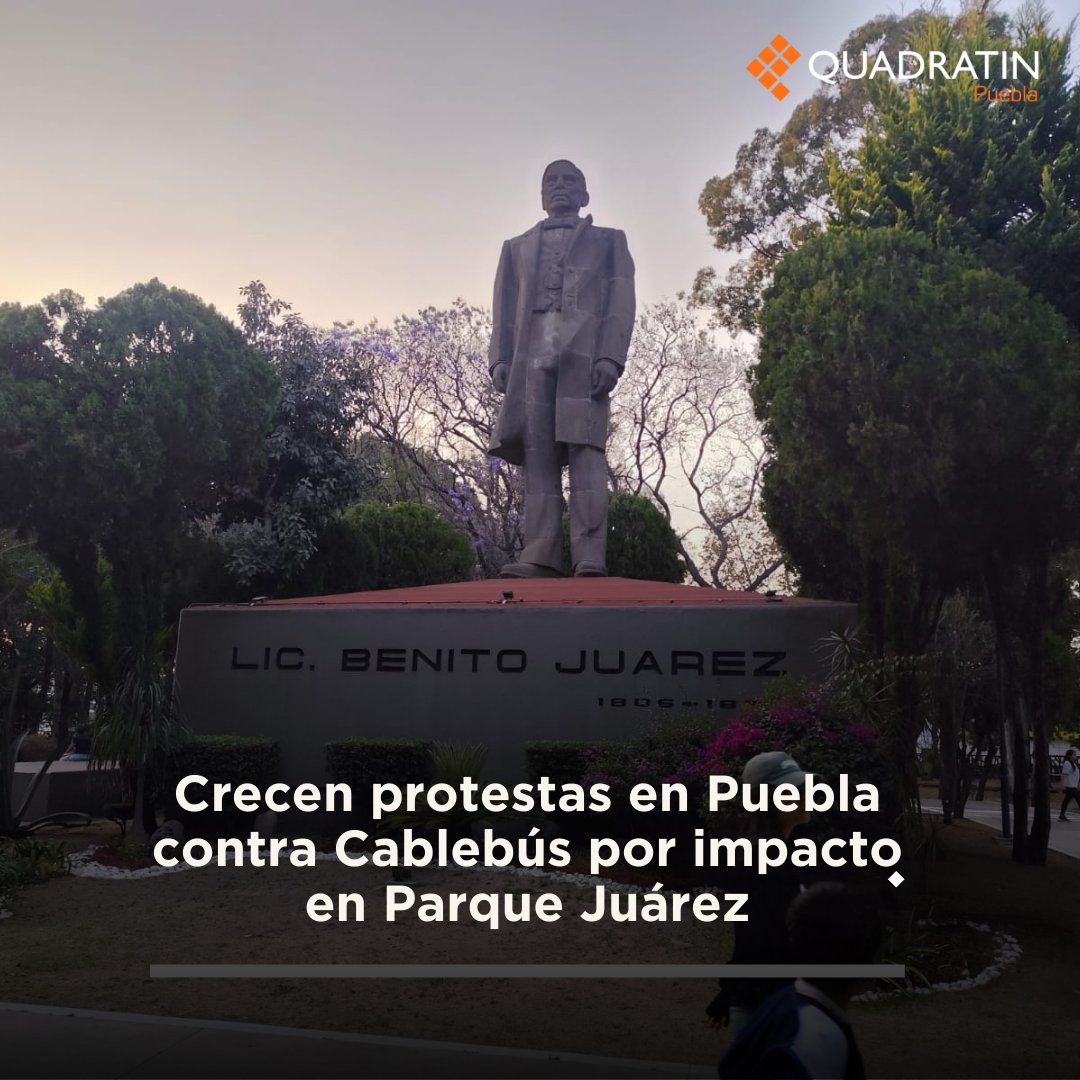 🌳 #Ciudad | Parque Juárez, pulmón urbano en disputa: protestas, 1952 firmas y un proyecto que no se detiene en #Puebla

🔶 #LoVíEnQuadratín 🔗 puebla.quadratin.com.mx/crecen-protest…
