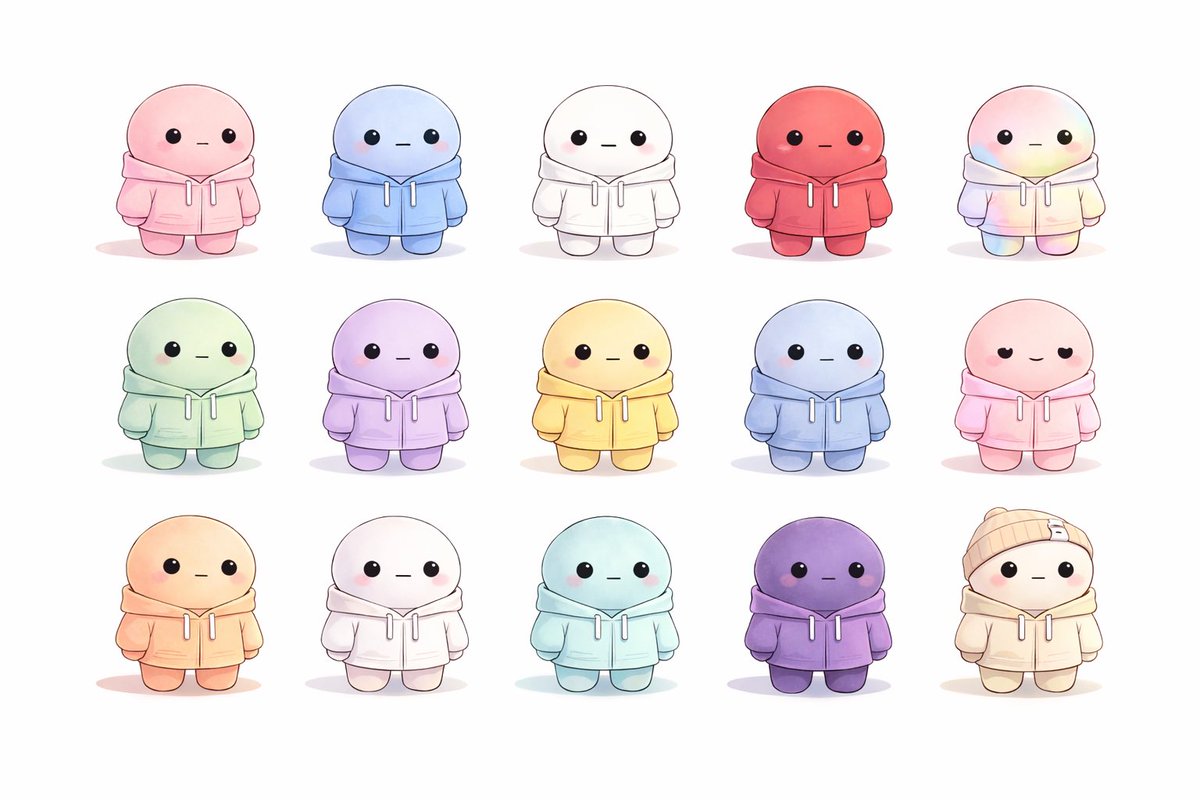 Blubbies love games.

Day 1: Pattern Break
Difficultly: Easy

One Blubbie is different.

Reply with the number (1–15, left to right) of the one that stands out.

↓
#Blubbies 🤍