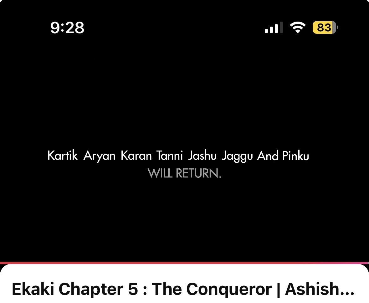 unwrittenmuse's tweet photo. Ekaki Chapter 5 by @ashchanchlani : The Conqueror is pure cinema!
Unexpected twists, jaw-dropping VFX, and now India’s own superhero… Captain Angara Kebab! 🍢✨
Truly feels like India ka Marvel moment 🚀🇮🇳
#Ekaki #UnexpectedTwist #VFXMagic #IndiaKaMarvel #CaptainAngaraKebab https://t.co/F9vk6MFzLy