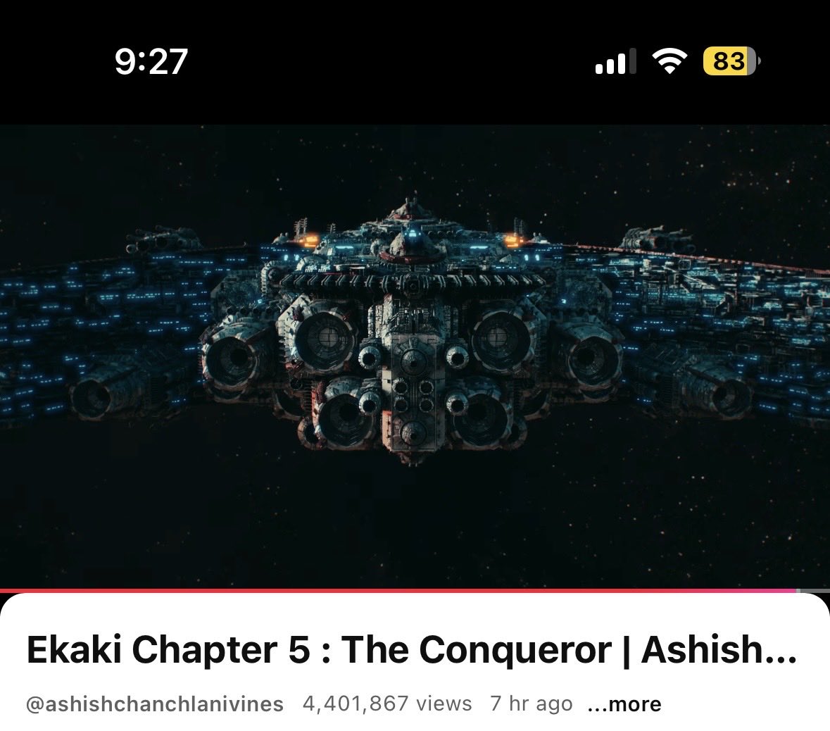 unwrittenmuse's tweet photo. Ekaki Chapter 5 by @ashchanchlani : The Conqueror is pure cinema!
Unexpected twists, jaw-dropping VFX, and now India’s own superhero… Captain Angara Kebab! 🍢✨
Truly feels like India ka Marvel moment 🚀🇮🇳
#Ekaki #UnexpectedTwist #VFXMagic #IndiaKaMarvel #CaptainAngaraKebab https://t.co/F9vk6MFzLy