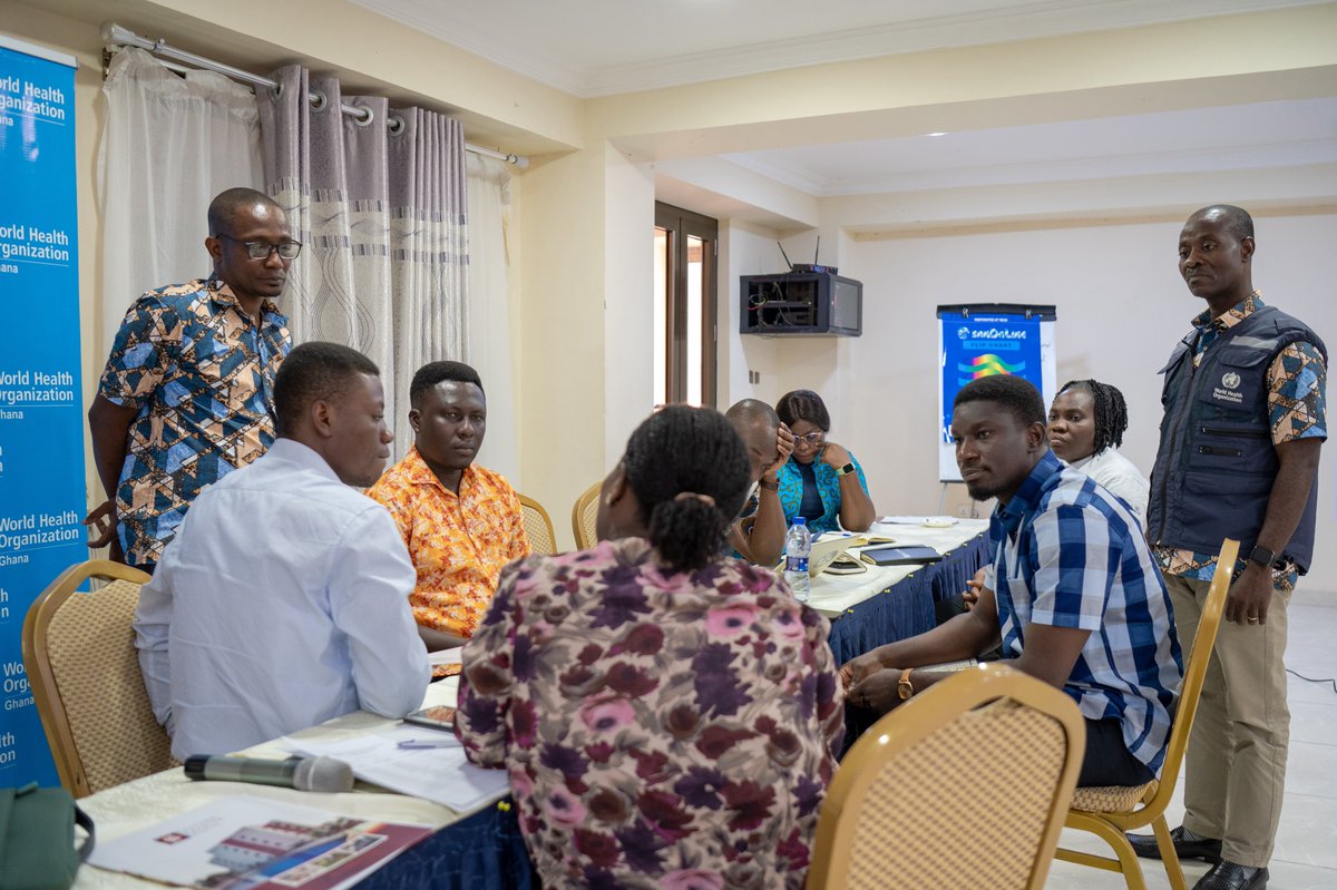 WHOGhana's tweet photo. At the ongoing Kumasi rotavirus site performance review, participants are working in groups to identify key challenges affecting surveillance across their facilities.

More importantly, they are developing practical solutions to implement and sustain improvements in surveillance. https://t.co/8WwJN3ViFL