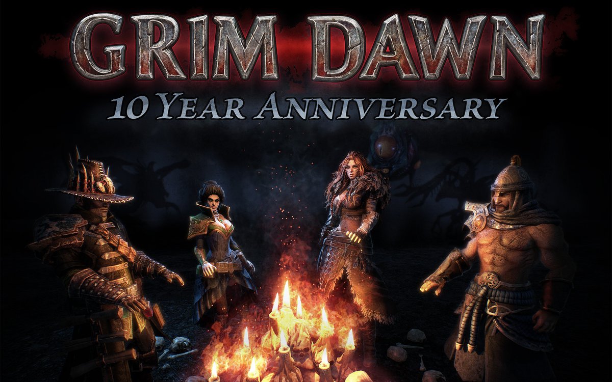 10 years ago today...a little game called Grim Dawn came out. 

Go down memory lane with us and see the staggering amount of content still in store with Fangs of Asterkarn!

forums.crateentertainment.com/t/10-years-ago…