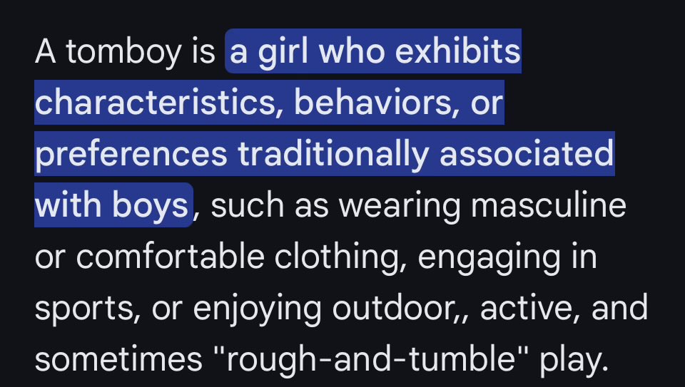 PUBBEA_EN's tweet photo. it means im a biological woman with interests that appeal mostly to men like sports, fishing, cars, guns, etc. NOT trans, not lesbian.
I just grew up around a lot of boys lol https://t.co/JPqZQngU3T