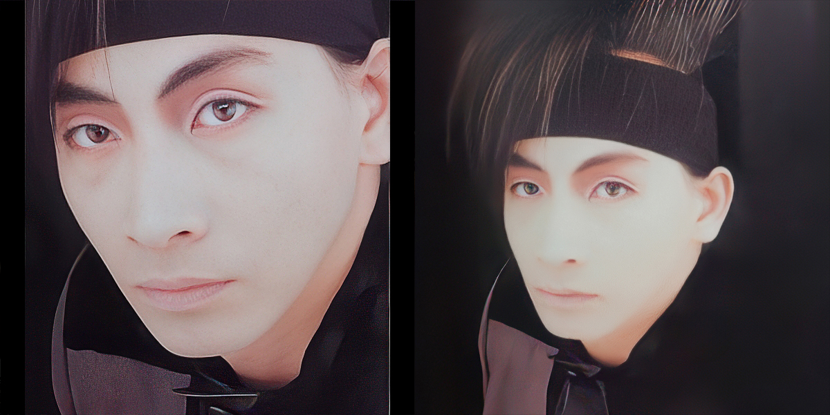 這一組麻衣跟HIDE超美的🥰，小YUTA不是故意只放一張，因為另一張的臉被壓到變形，小V救不回來🥲