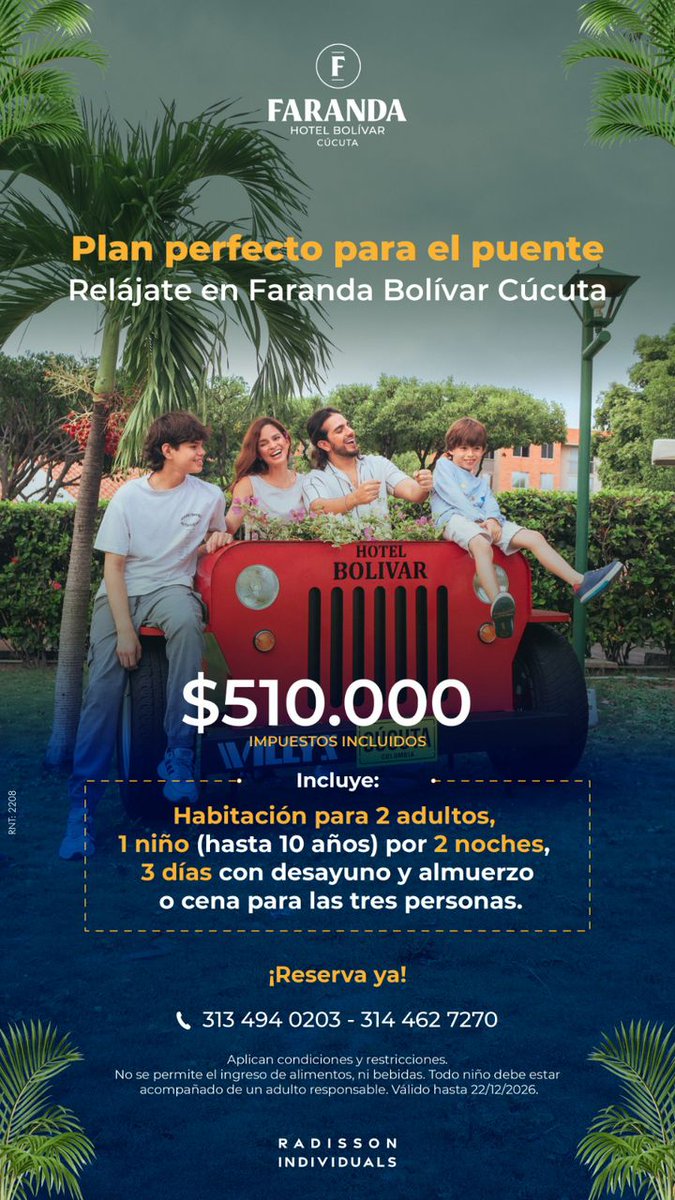 CONBENEDETTO's tweet photo. hotel Faranda Bolívar en Cúcuta https://t.co/A4B8t7Et1J