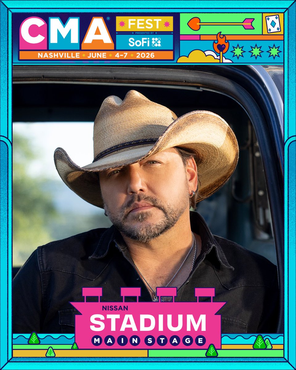 Jason_Aldean's tweet photo. JUST ANNOUNCED! We’re playing CMA Fest this June in support of ‌@cmafoundation and their mission to shape the next generation through music education. See u guys there 🤘🏼
https://t.co/9sh3pv4uDR https://t.co/EcsiSBU2PR
